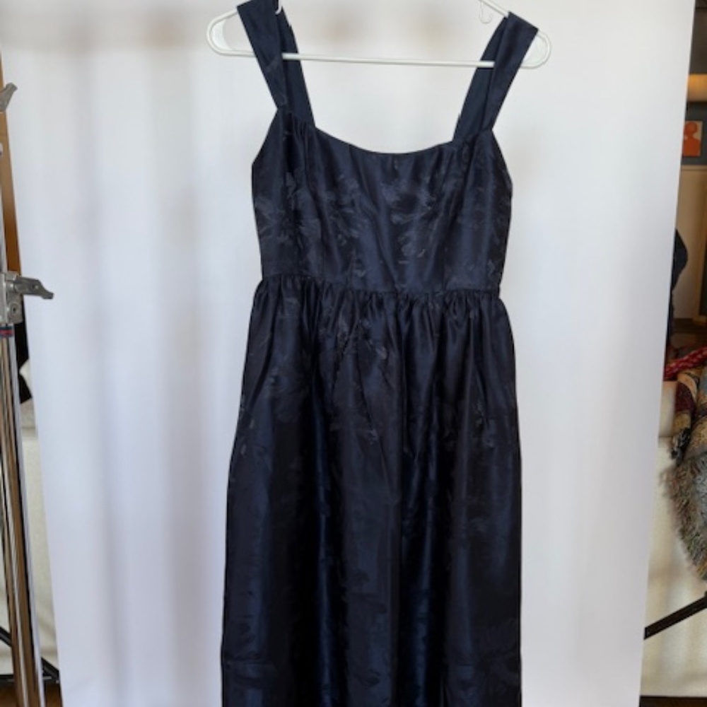 BHLDN Navy Midi Dress - Picture 5 of 9